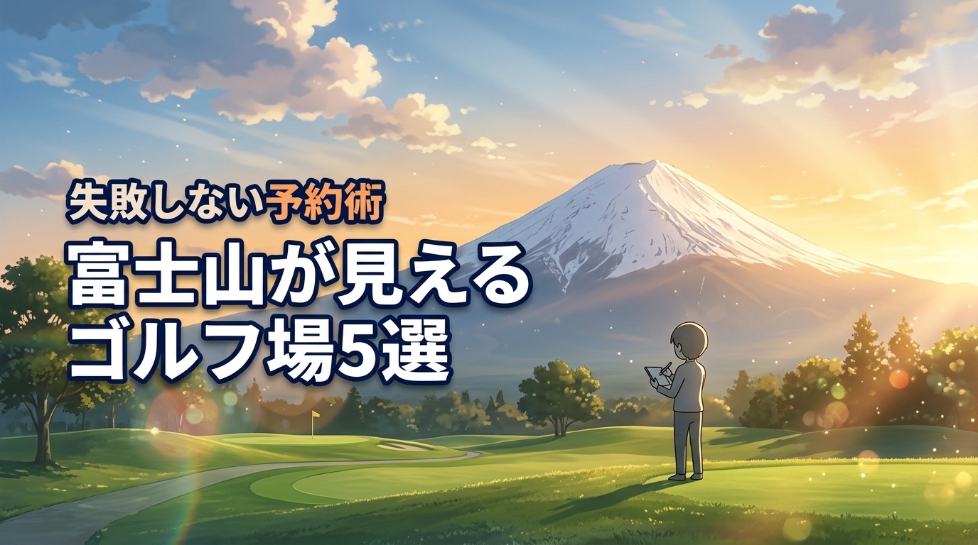 2026年版｜富士山が見えるゴルフ場でおすすめの5選と失敗しない予約のコツ